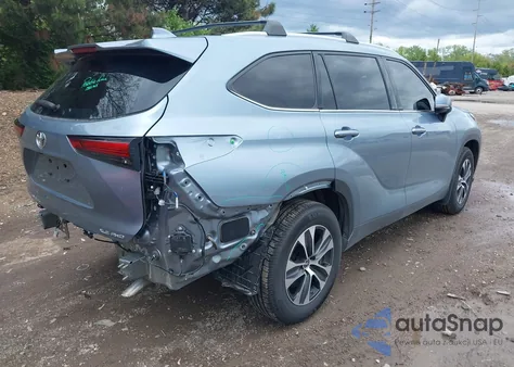 2022 Toyota Highlander Xle from USA, damaged, VIN 5TDGZRBH5NS235297